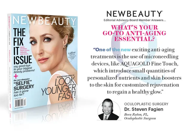 Aquagold feature in newbeauty