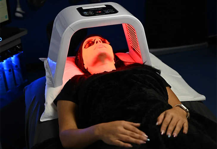 Celluma light therapy treatment at DermFX