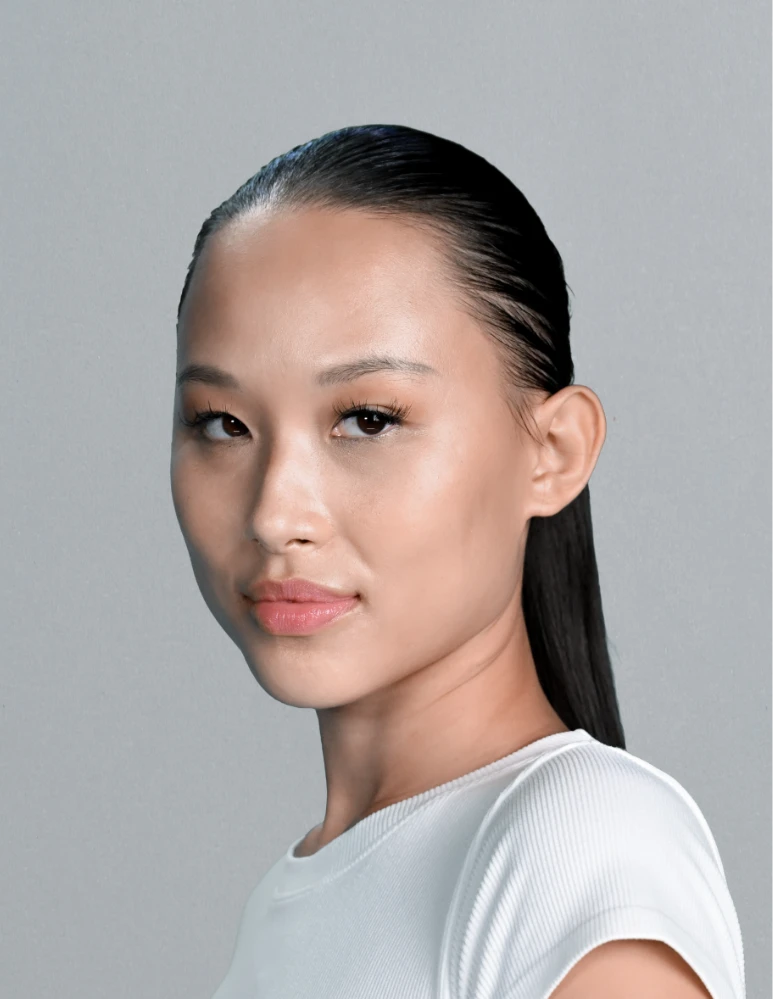 female client healthy skin